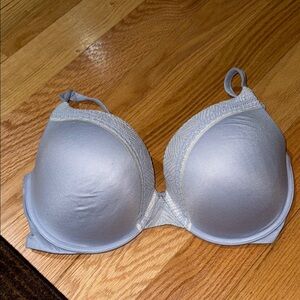 Elegant Gray/Light Blue Bra Victoria Secret 36DDD